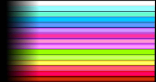 Neon Color Chart
